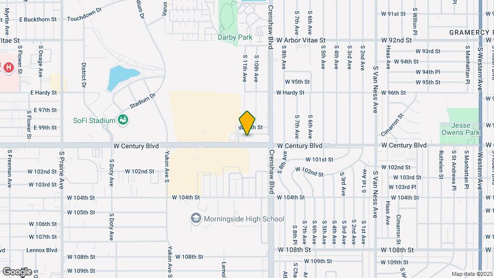 3247 W Century Blvd, Unit 6 Map and Location Details