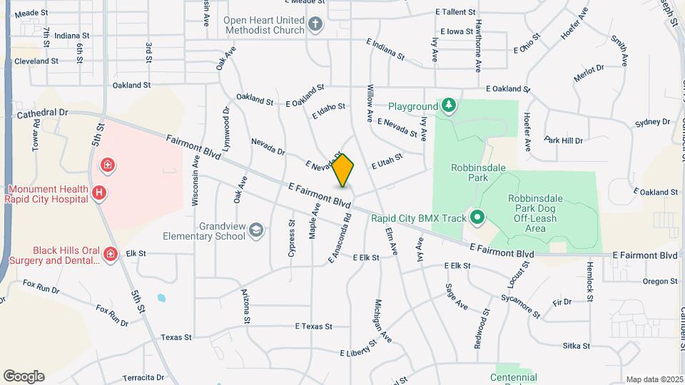 250 E Fairmont Blvd Map and Location Details