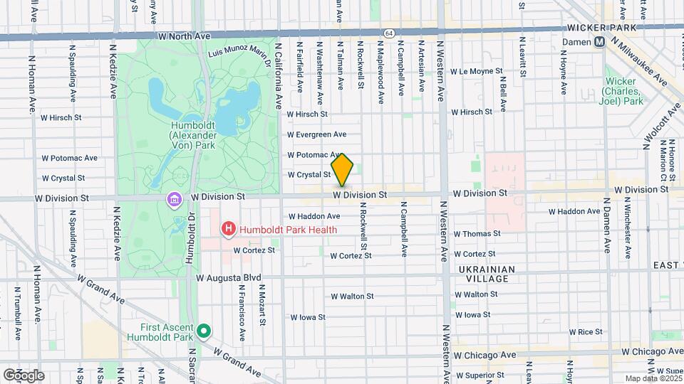 2630 W Division St Map and Location Details
