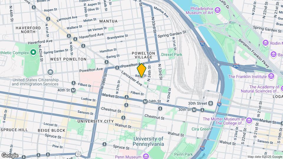 107 N 35th St Map and Location Details