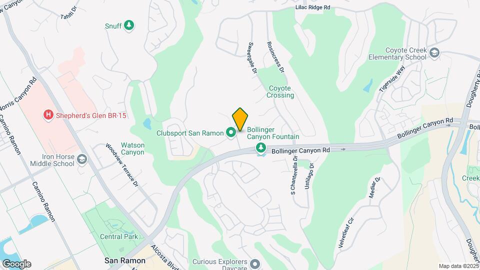 470 Bollinger Canyon Ln Map and Location Details