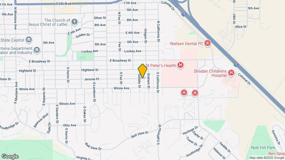 301 Geddis St Map and Location Details