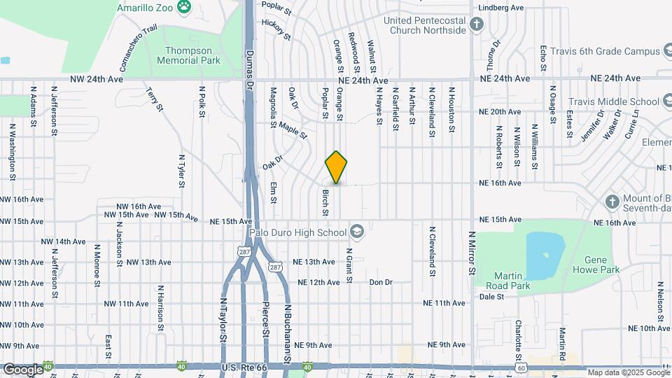 1515 Orange St Map and Location Details