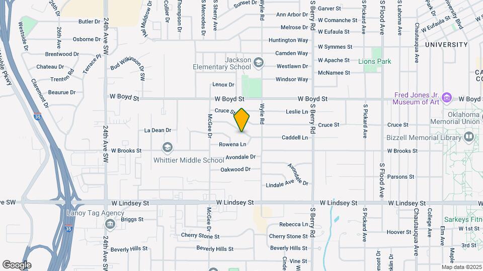 1604 Caddell Ln Map and Location Details