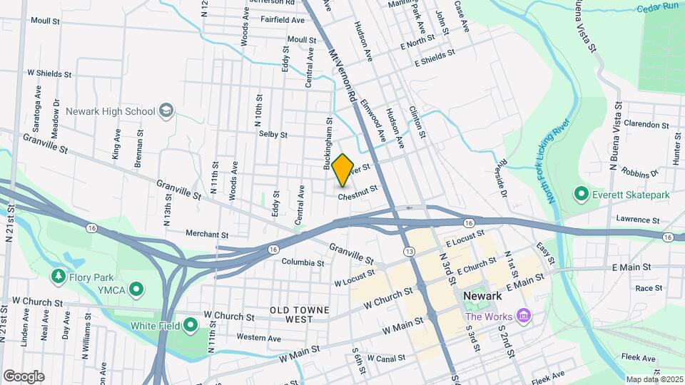 100 Chestnut St Mapa y Detalles de la Ubicación