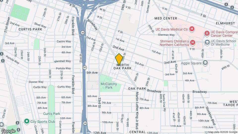 3560 4th Ave, Unit apt#2 Map and Location Details