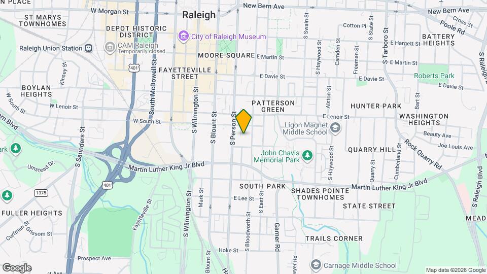 715 Ellington St Map and Location Details