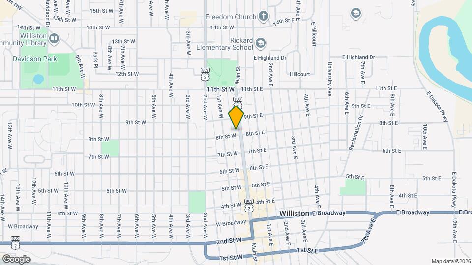 8 8th St W Mapa y Detalles de la Ubicación