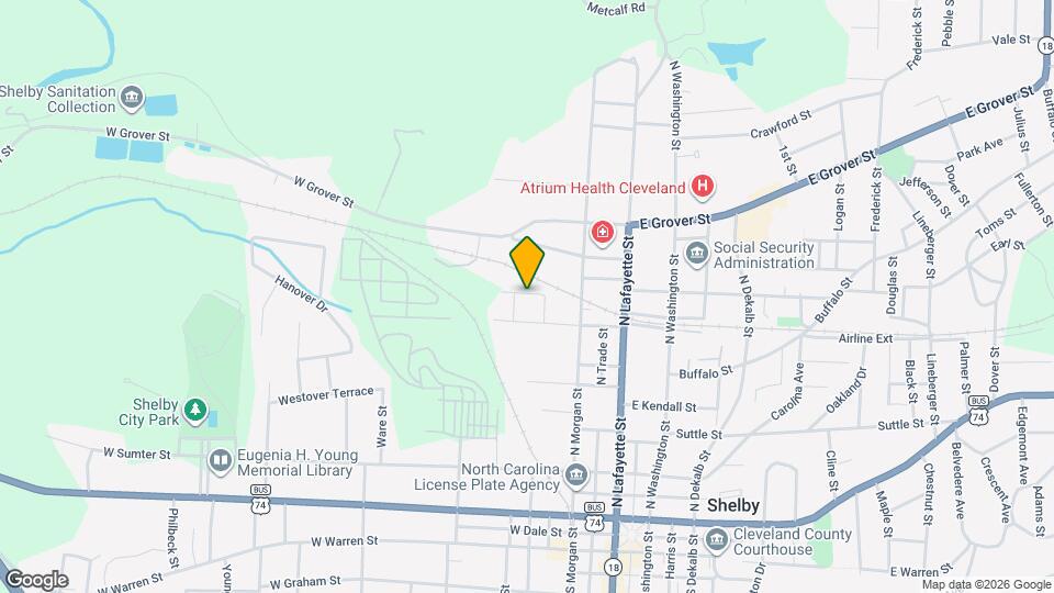 623 Hillcrest Dr Map and Location Details