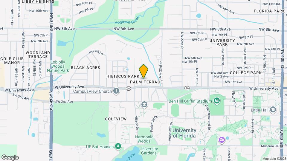 105 NW 24th St Map and Location Details