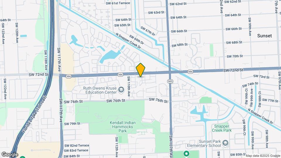 10914 SW 72nd St Map and Location Details