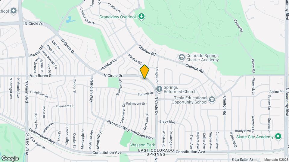 2352 N Circle Dr Map and Location Details