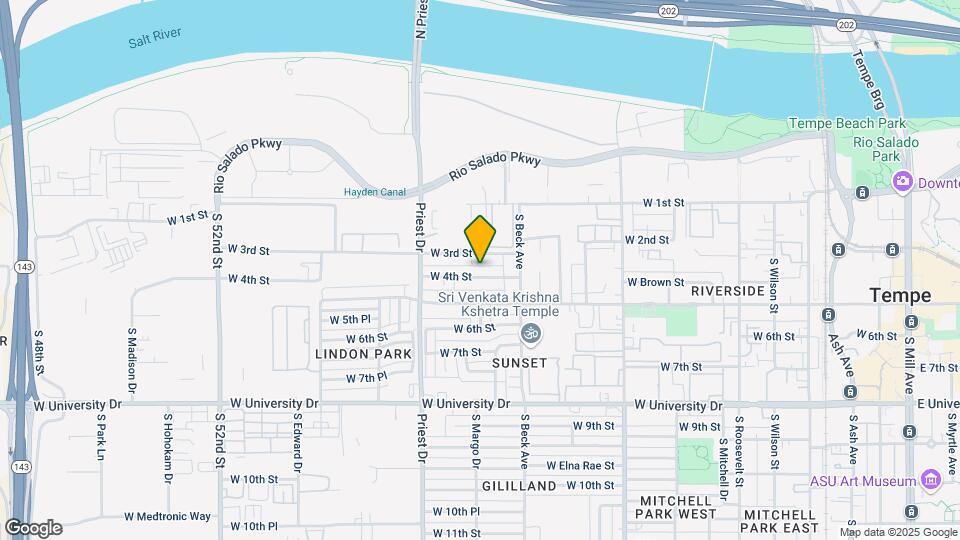 1228 W 4th St, Unit 1 Mapa y Detalles de la Ubicación