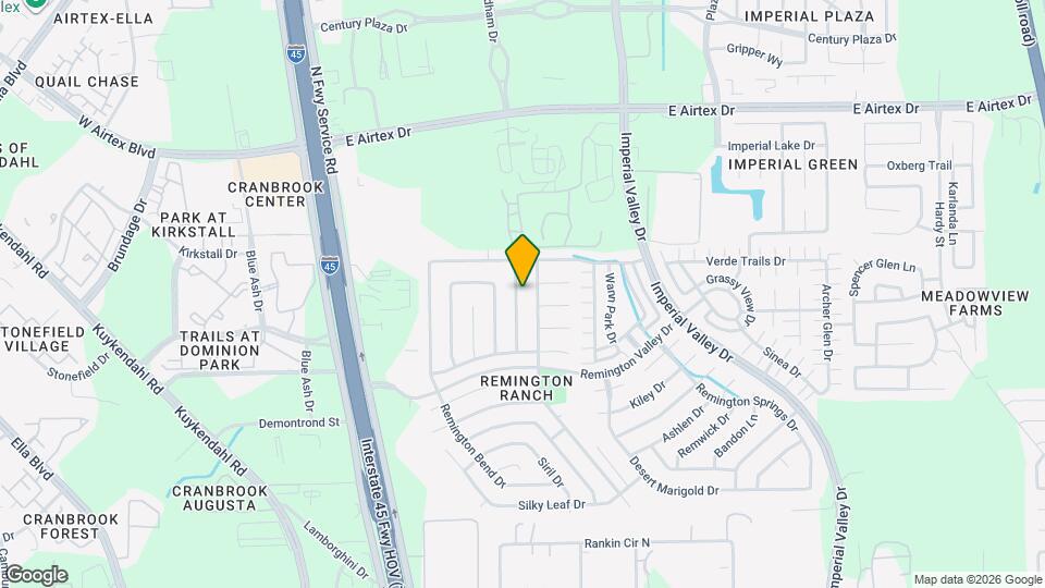 19510 Remington Martin Dr Map and Location Details