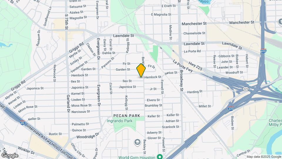 7619 Ilex St Map and Location Details