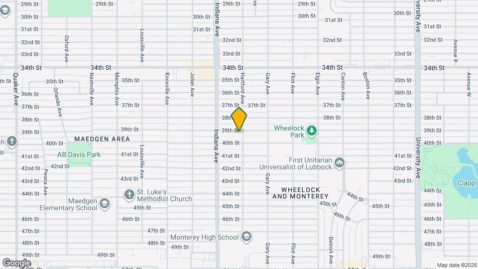 3301 39th St Mapa y Detalles de la Ubicación