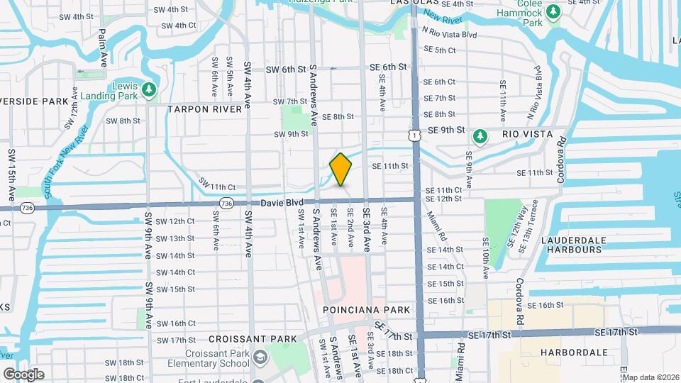 1131 SE 2nd Ave Map and Location Details