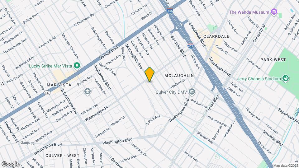 4019 1/2 McLaughlin Ave Mapa y Detalles de la Ubicación