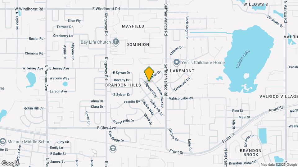 709 Hillpoint Way Map and Location Details