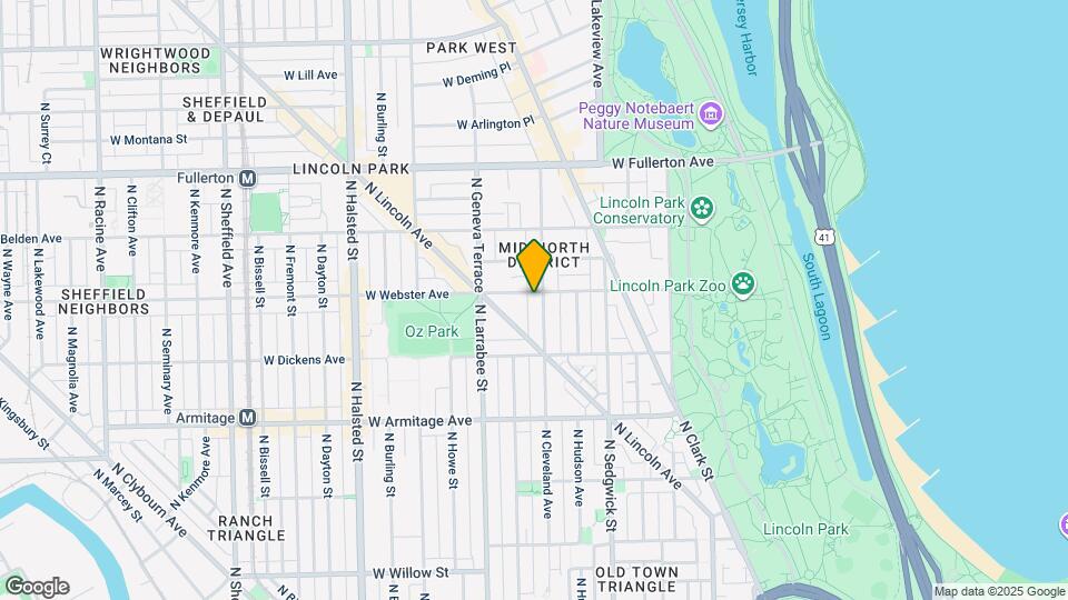 2154 N Cleveland Ave Map and Location Details