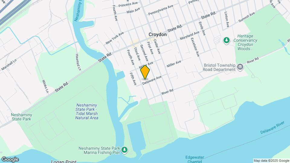 414 Delaware Ave Map and Location Details