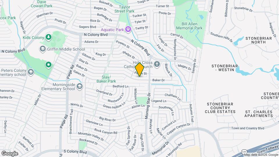 5725 Baker Dr Map and Location Details