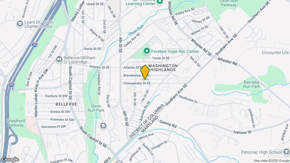 640 Chesapeake St SE Map and Location Details