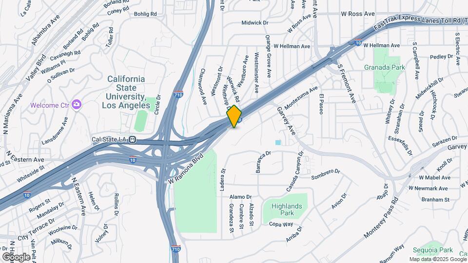 3104 W Ramona Rd Map and Location Details