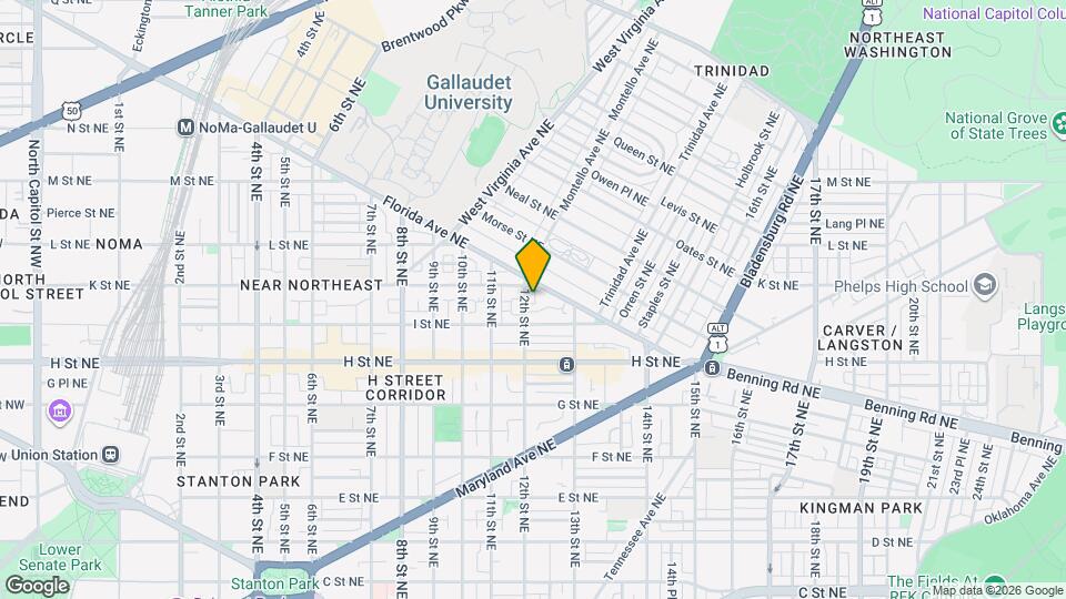 927 12th St NE Map and Location Details