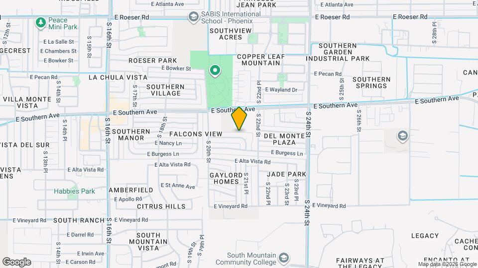 2062 E Nancy Ln Map and Location Details