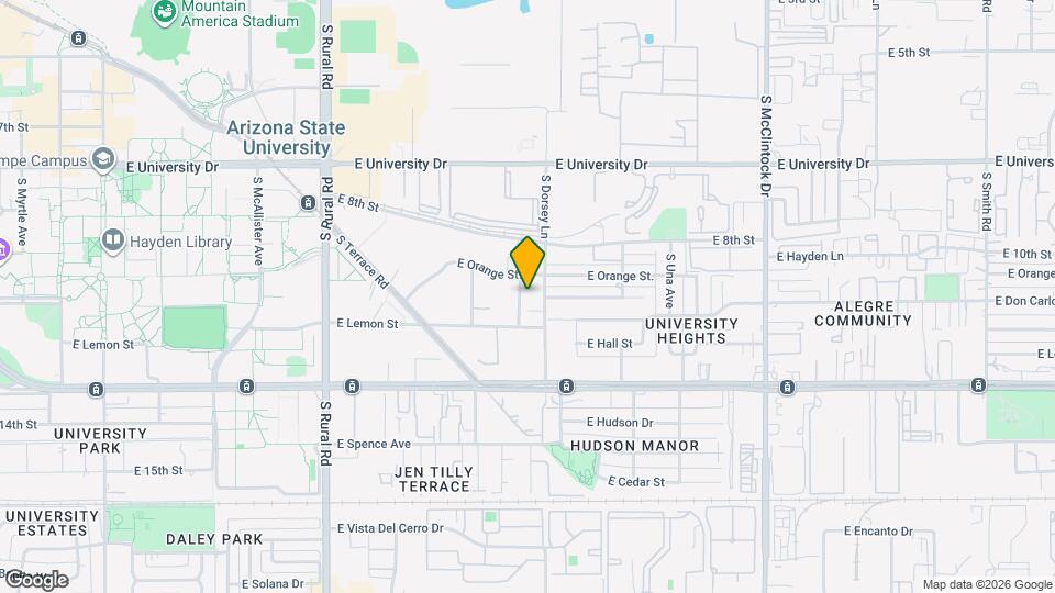 1017 S Mariana St Map and Location Details