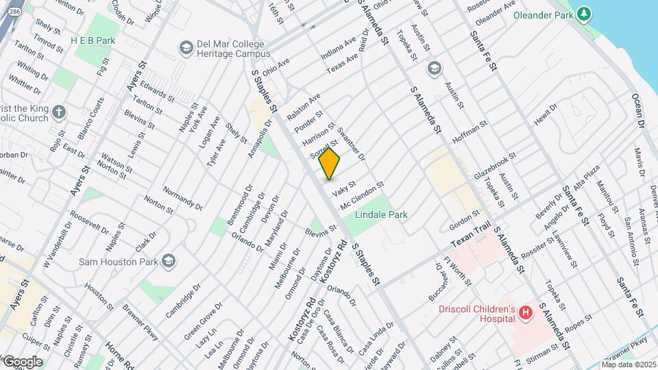 1053 Chamberlain St Map and Location Details