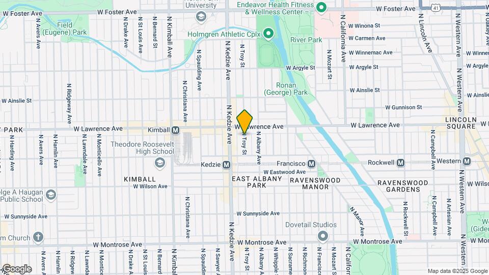 4749 N Troy St Map and Location Details