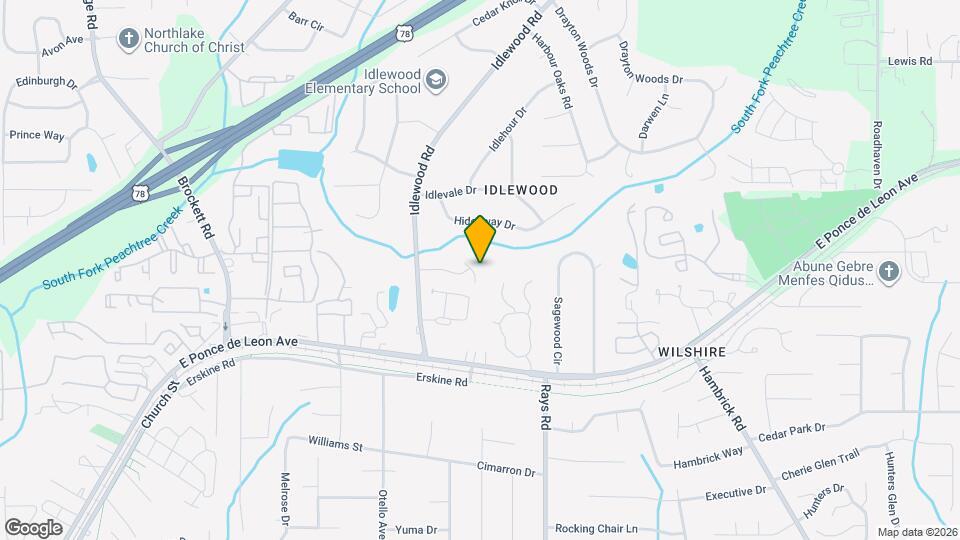 1405 Brookside Manor Ct, Unit 1405 Brookside Manor Cour Mapa y Detalles de la Ubicación