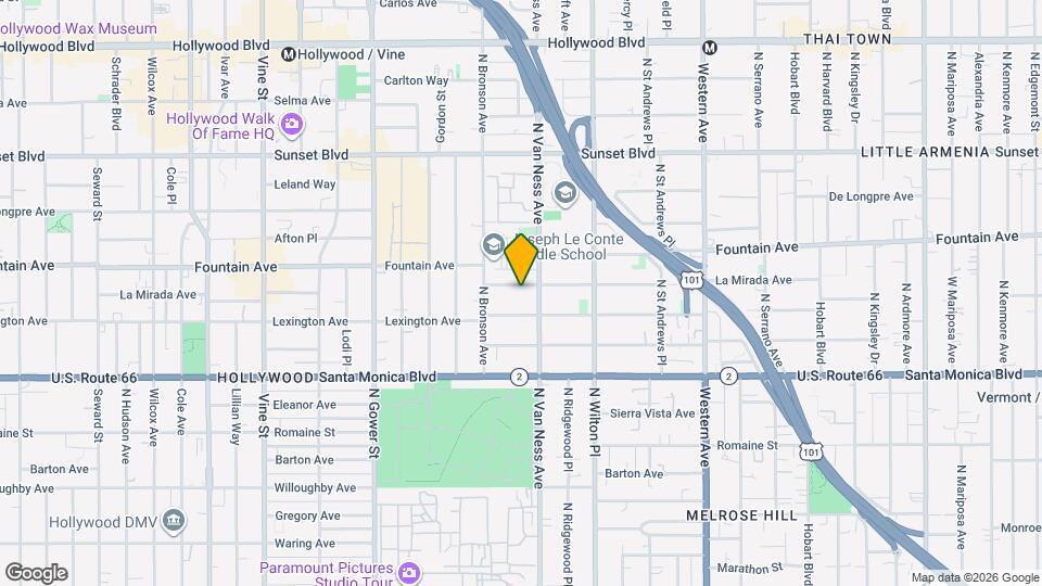 5816 1/8 La Mirada Ave Map and Location Details