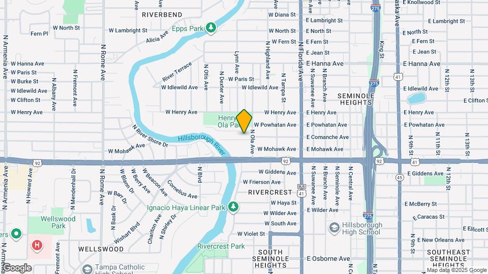 309 W Comanche Ave Map and Location Details