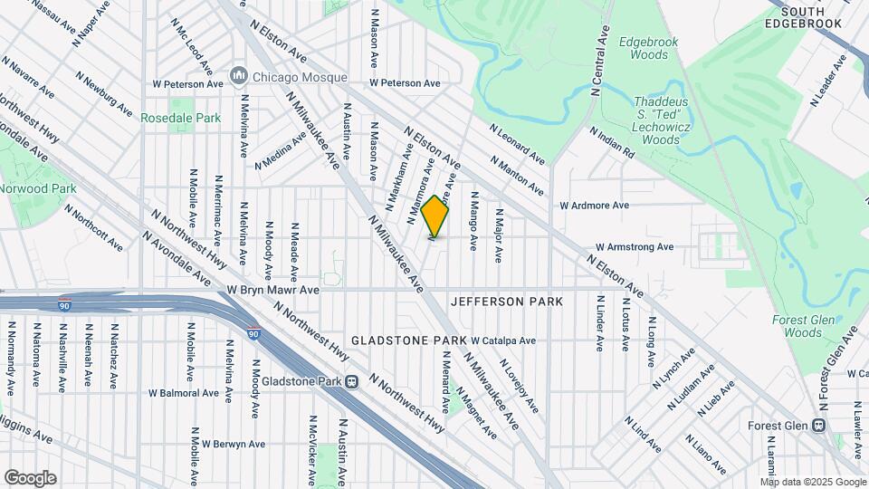 5651 N Miltimore Ave Map and Location Details