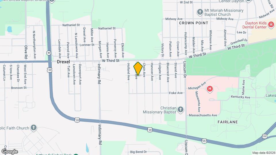 108 Oberlin Ave Map and Location Details