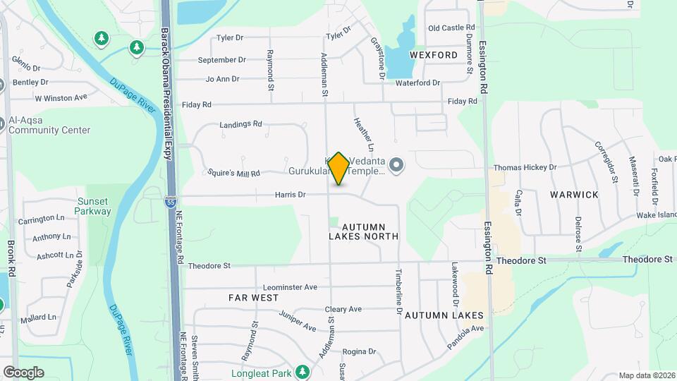 3513 Harris Dr Map and Location Details