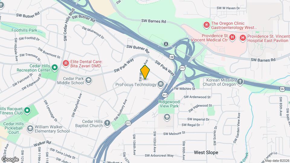 10413 SW Eastridge St Map and Location Details