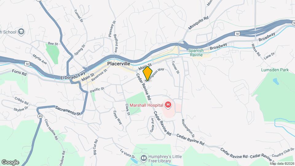 990 Thompson Way Map and Location Details