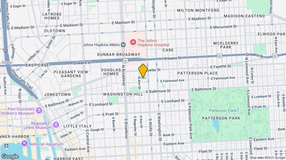 1804 E Fairmount Ave Map and Location Details