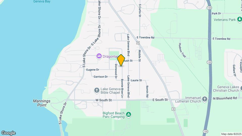 1032 Bonnie Brae Ln Map and Location Details