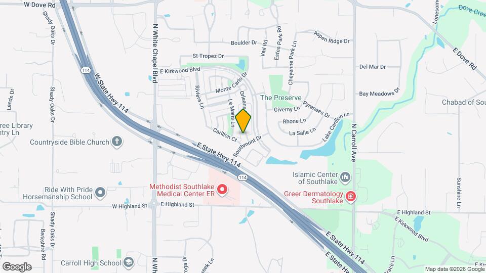 821 Orleans Dr Map and Location Details