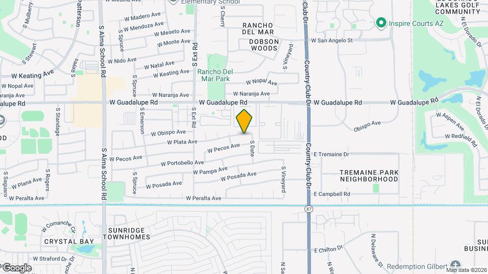 621 W Plata Ave Map and Location Details