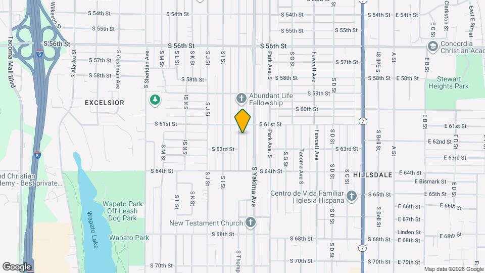 6115 S Thompson Ave Map and Location Details