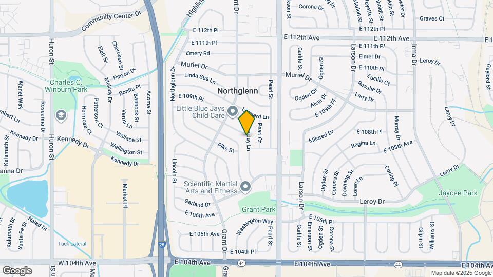 10831 Blue Jay Ln Map and Location Details