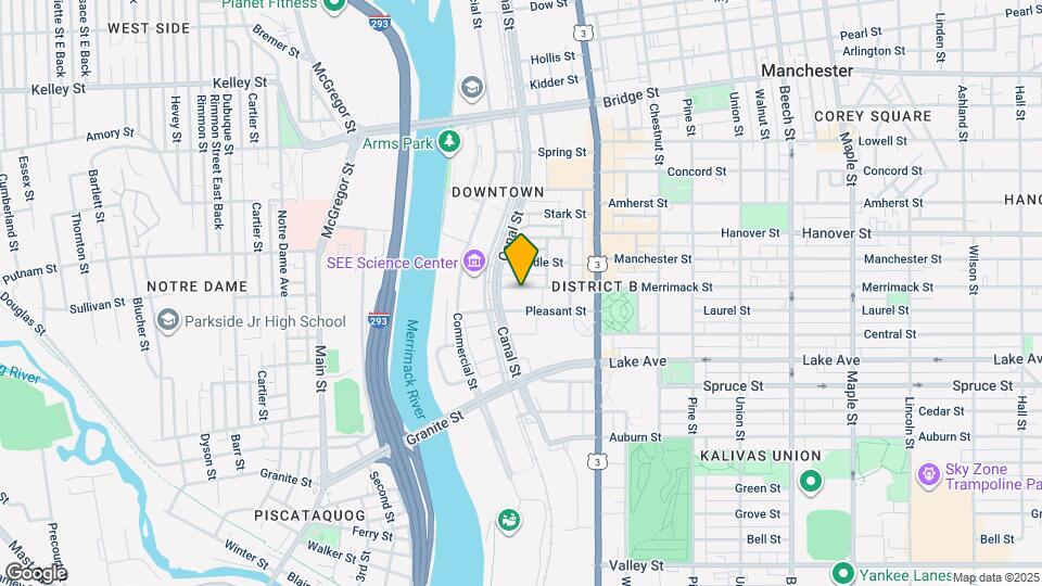 130 West Merrimack St, Unit #3 Map and Location Details