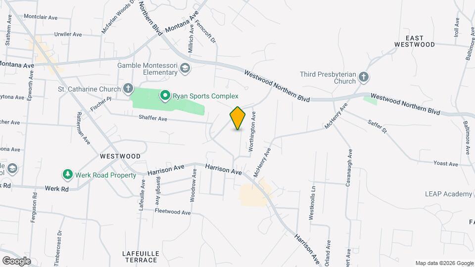 3075 Percy Ave Map and Location Details