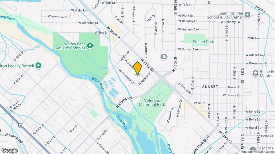 3925 W Garnet St, Unit 3925 Map and Location Details